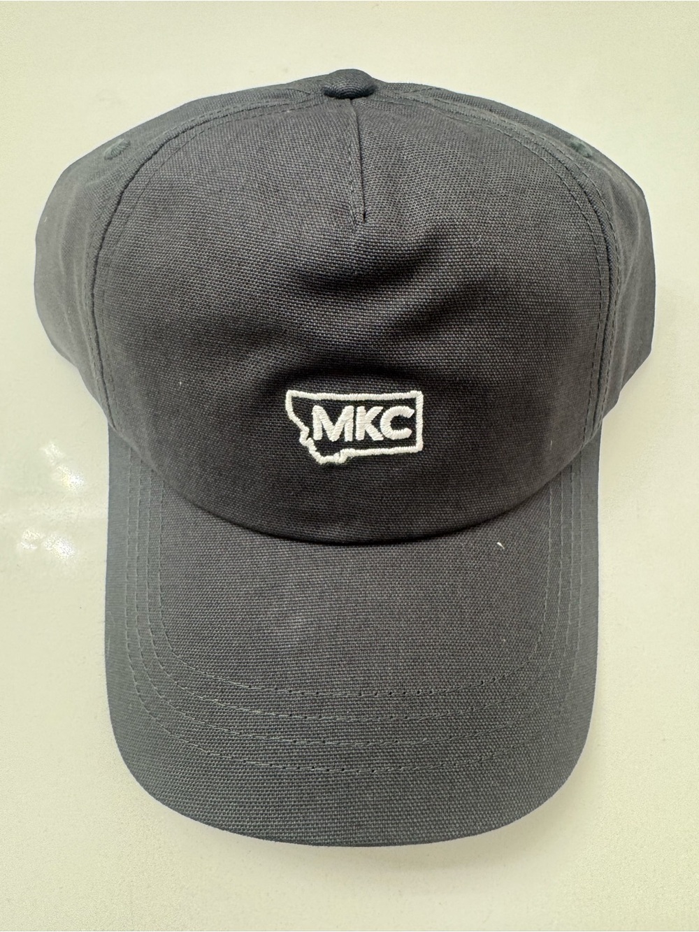 Montana knife company Black Cap with White MKC Outline